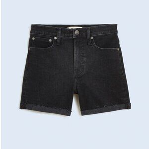 Madewell High Rise Denim Shorts - black - 27